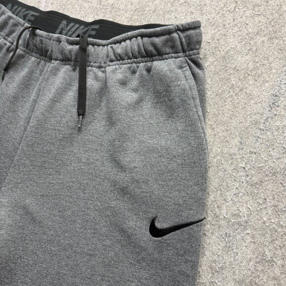 Nike Sweatpants Men XL Gray Tapered Open Hem 31" 860369 Fleece - Picture 4 of 16